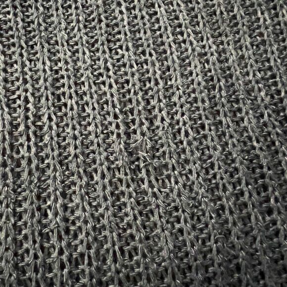 Ecote Urban Outfitters Sweater Tunic Size XS/S Teal Oversized V-Neck Open Knit - Picture 4 of 8